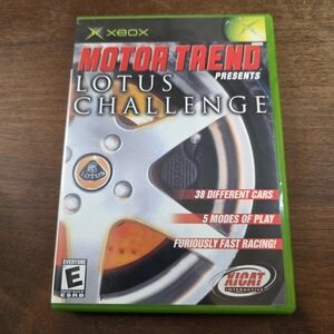 OG Xbox Motor Trend Lotus Challenge Game CiB
